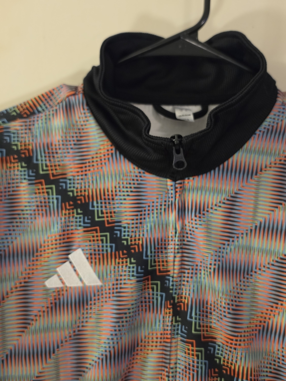 Adidas Men’s Multicolor Pattern Track Jacket - Picture 4 of 7